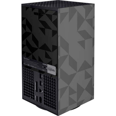 Black Geometric XBox Series X Digital Edition Console Skin